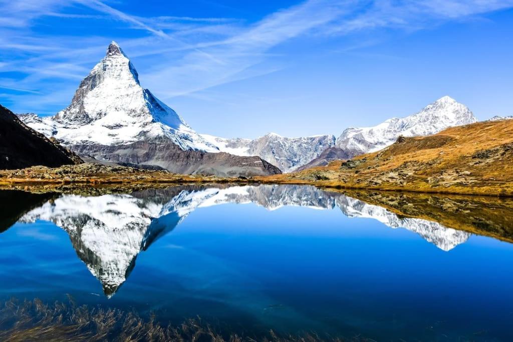 Relaxing Loft Haven Near Zermatt - Parking Free Apartment เทช ภายนอก รูปภาพ