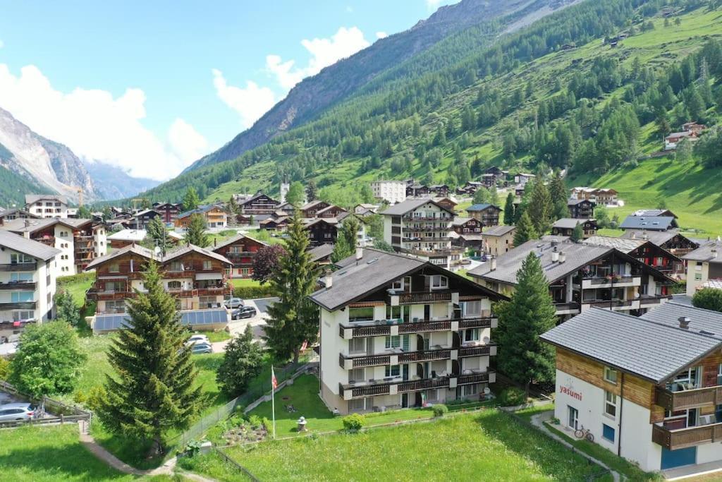 Relaxing Loft Haven Near Zermatt - Parking Free Apartment เทช ภายนอก รูปภาพ